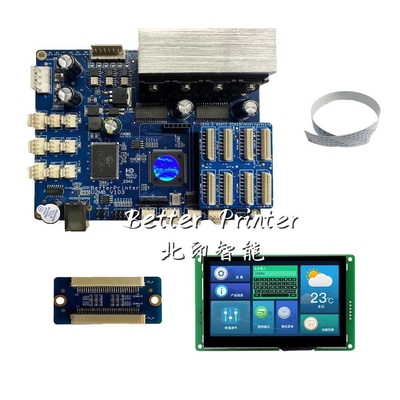 Inkjet board I1600 3D relief phone case color printing UV flat printer acrylic crystal label PVC textile digital printer