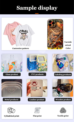 Inkjet printer system TX800 single head A3 T-shirt digital direct printing machine UV mobile phone case flatbed printer